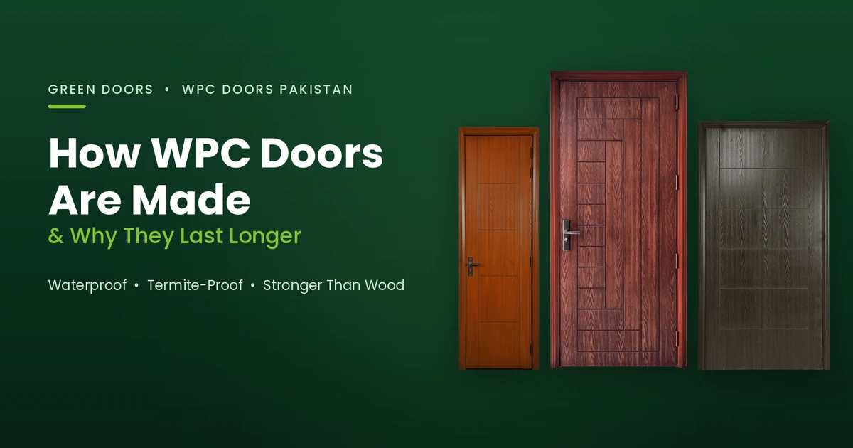 aHow WPC doors are made — Green Doors WPC doors in Pakistan